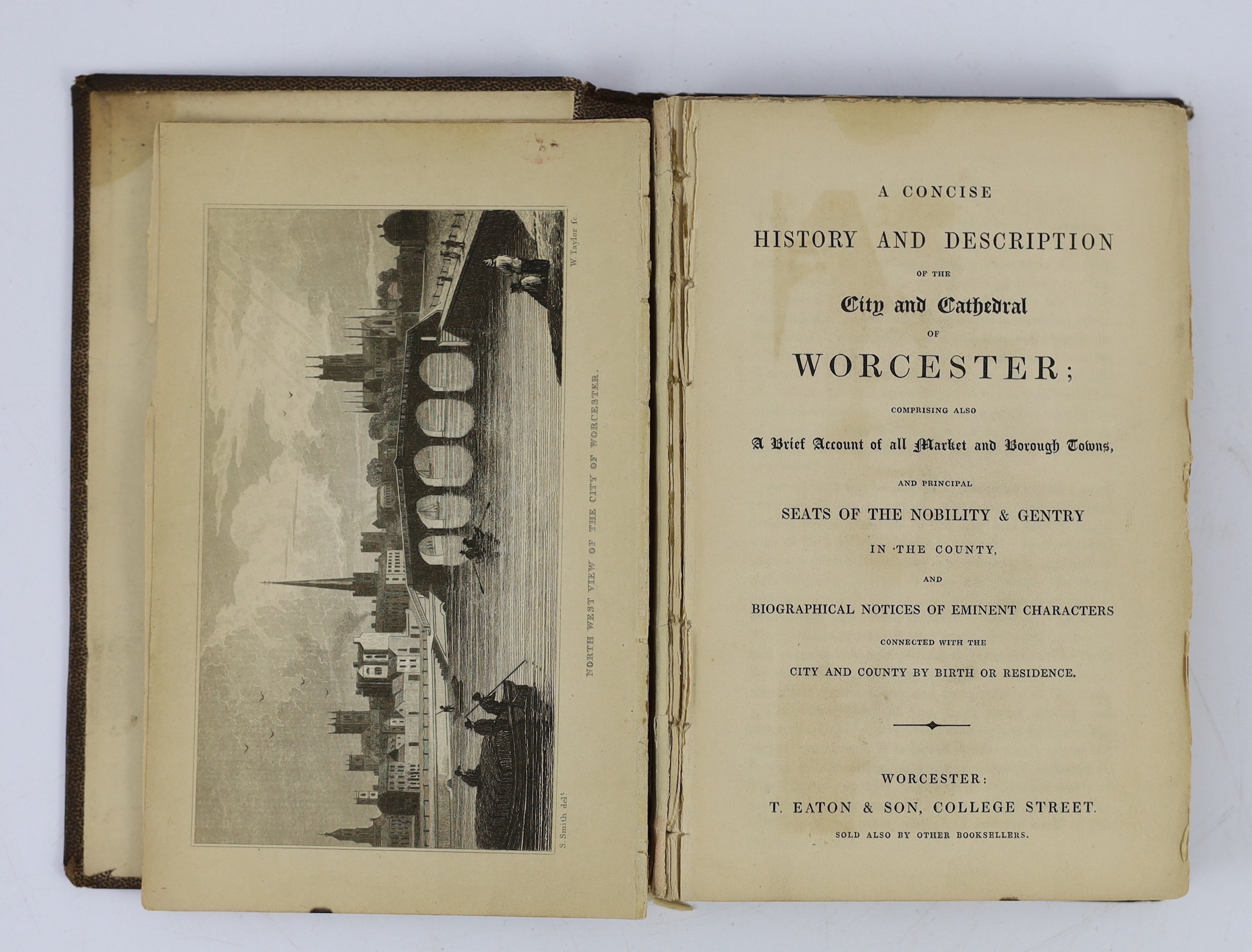 WORCS: Booker, Rev. Luke - Malvern, a Descriptive and Historical Poem ... half title, subscriber's list; 20th cent. gilt-ruled red calf